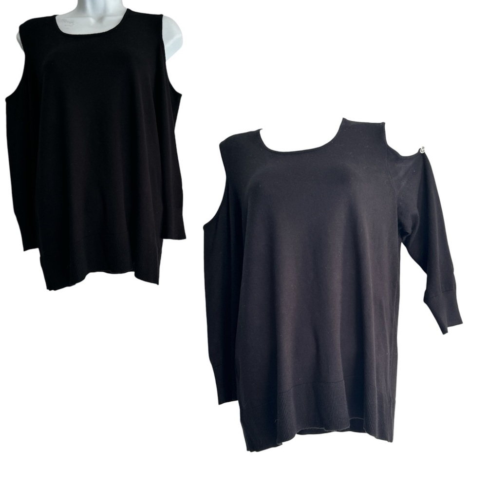 Time and Tru bare shoulder sweater
